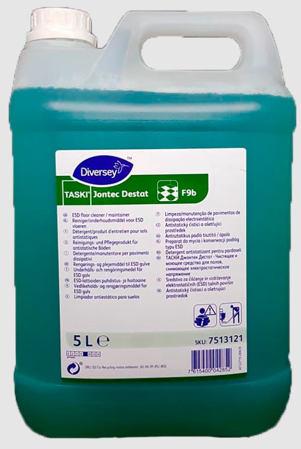 Diversey TASKI Jontec Destat, 5l / Таскі Джонтек Дестат 5л для розсіювання зарядів статичної електрики.